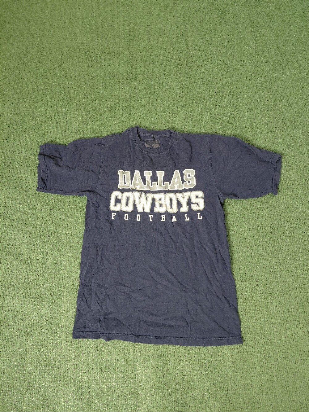 NFL Dallas Cowboys Football Sports Navy Blue T Shirt Sz Medium